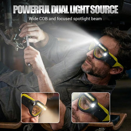 BrightView™ LED Hoofdlamp | Krachtig zicht en handsfree verlichting in elke situatie