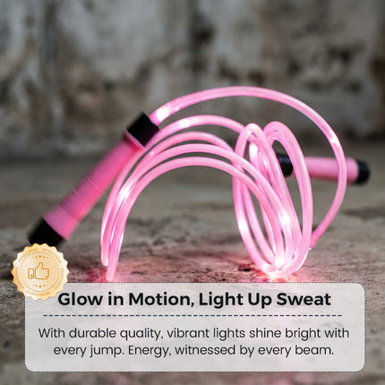 GlowJump™ LED Verstelbaar Springtouw | Gezond, actief en weg van schermverslaving