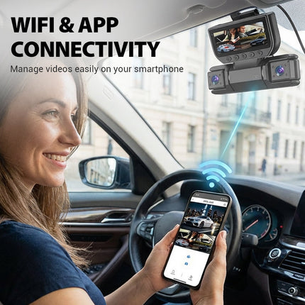 DriveGuard™ 360° Dashcam | Volledige dekking en bewijs bij elke rit – dag én nacht
