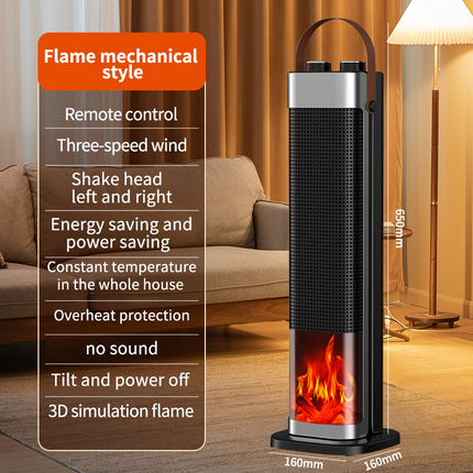 HeatFlow™ 3-in-1 Verwarming | Nooit meer droge lucht en koude ruimtes, direct warme en comfortabele sfeer
