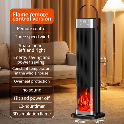 HeatFlow™ 3-in-1 Verwarming | Nooit meer droge lucht en koude ruimtes, direct warme en comfortabele sfeer