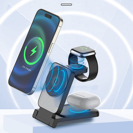 ChargePro™ 3-in-1 MagSafe Oplaadstation | Razendsnel, compact en volledig draadloos opladen
