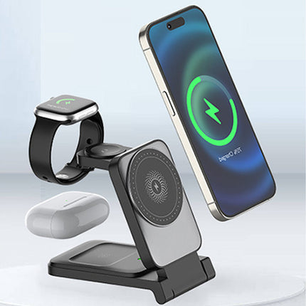 ChargePro™ 3-in-1 MagSafe Oplaadstation | Razendsnel, compact en volledig draadloos opladen