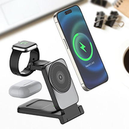 ChargePro™ 3-in-1 MagSafe Oplaadstation | Razendsnel, compact en volledig draadloos opladen