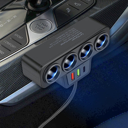 PowerHub™ 7-in-1 Auto Oplader | Laad tot 7 apparaten tegelijk zonder gedoe of lege accu’s onderweg