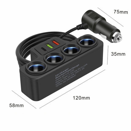 PowerHub™ 7-in-1 Auto Oplader | Laad tot 7 apparaten tegelijk zonder gedoe of lege accu’s onderweg