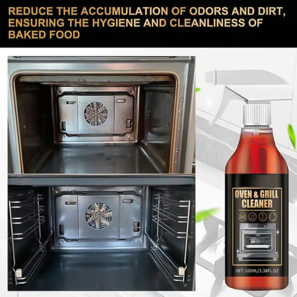 GreaseGone™ Oven & Grill Reiniger | Verwijder hardnekkig vet in 5 minuten zonder schrobben of krassen