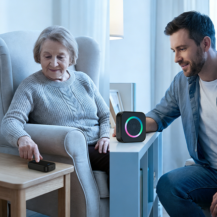 DoorAlert™ Draadloze Deurbel | Mis nooit meer een bezoeker met krachtig bereik en helder LED-signaal