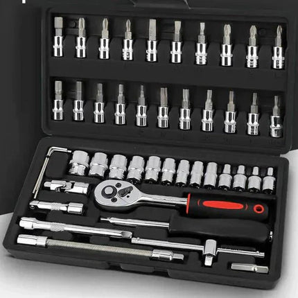 ToolMaster™ 46-Delige Dopsleutelset | Altijd het juiste gereedschap bij de hand voor elke klu