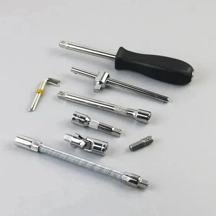 ToolMaster™ 46-Delige Dopsleutelset | Altijd het juiste gereedschap bij de hand voor elke klu
