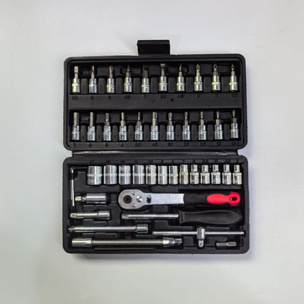 ToolMaster™ 46-Delige Dopsleutelset | Altijd het juiste gereedschap bij de hand voor elke klu