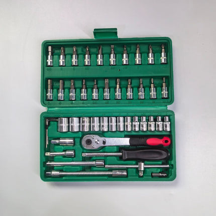 ToolMaster™ 46-Delige Dopsleutelset | Altijd het juiste gereedschap bij de hand voor elke klu
