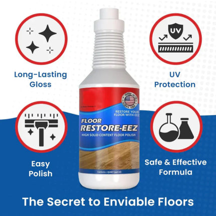CleanFix™ Vloerhersteller | Herstel doffe vloeren naar een diepe glans zonder schuren of renovatie