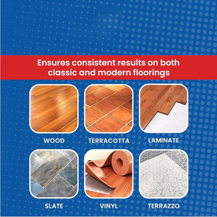 CleanFix™ Vloerhersteller | Herstel doffe vloeren naar een diepe glans zonder schuren of renovatie