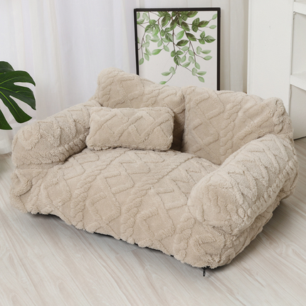 CloudNest™ Pluche Hondenbed | Ultiem comfort en diepe rust voor jouw huisdier