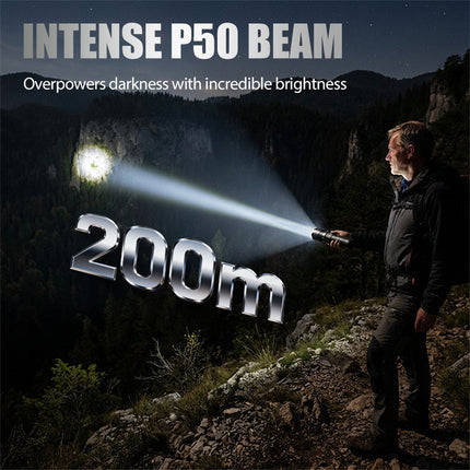 NightBeam™ P50 Zaklamp | Extreme helderheid voor elke situatie