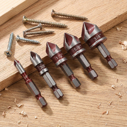 ProSink™ Verzinkboorset | Perfecte verzonken gaten zonder splinters of scheve afwerking