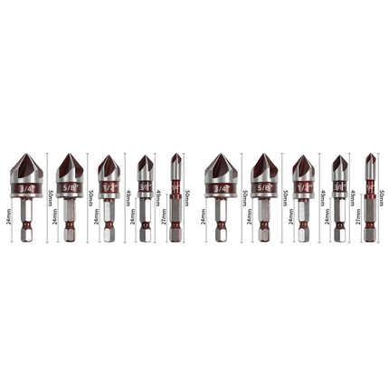 ProSink™ Verzinkboorset | Perfecte verzonken gaten zonder splinters of scheve afwerking