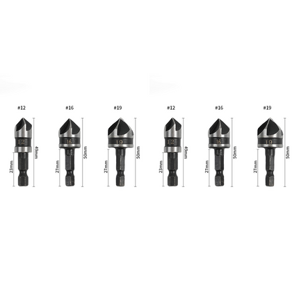 ProSink™ Verzinkboorset | Perfecte verzonken gaten zonder splinters of scheve afwerking