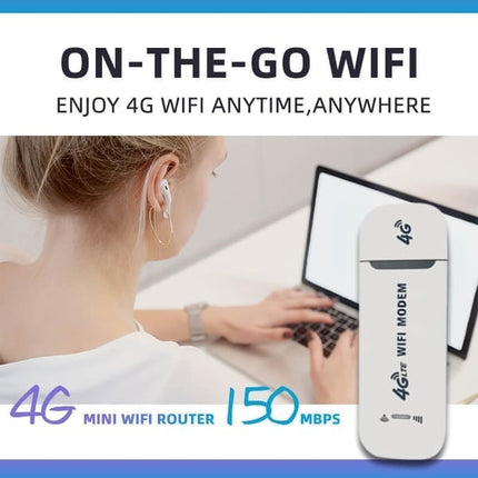 NetGo™ 4G WiFi-Dongle | Altijd en overal internet zonder abonnement of gedoe