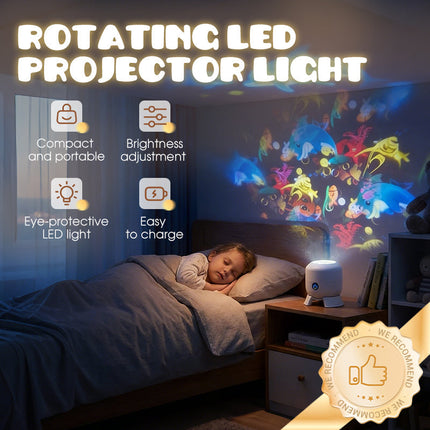 OceanGlow™ Projectorlamp | Creëer een rustgevende oceaan in de kamer van jouw kind