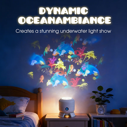 OceanGlow™ Projectorlamp | Creëer een rustgevende oceaan in de kamer van jouw kind