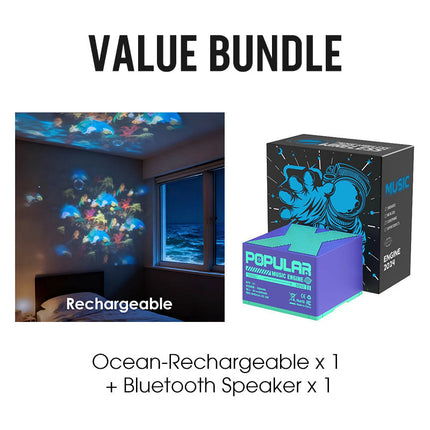 OceanGlow™ Projectorlamp | Creëer een rustgevende oceaan in de kamer van jouw kind