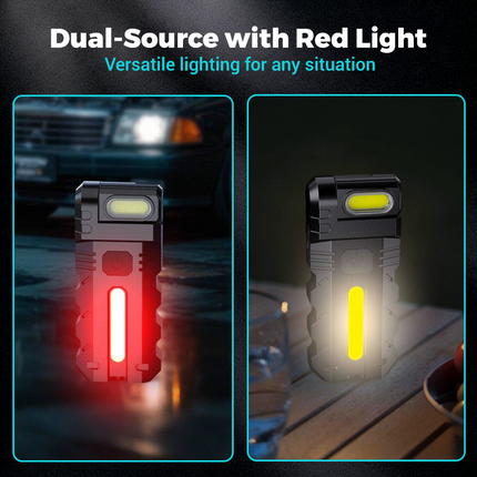 FlexBeam™ Pocket Zaklamp | Compact, krachtig en eenvoudig op jouw kleding vast te maken