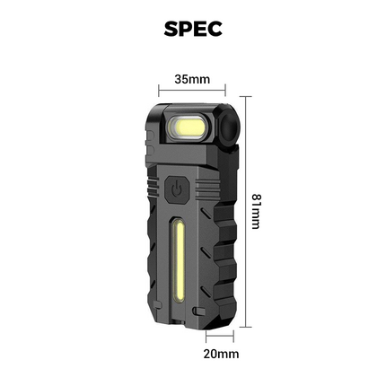 FlexBeam™ Pocket Zaklamp | Compact, krachtig en eenvoudig op jouw kleding vast te maken