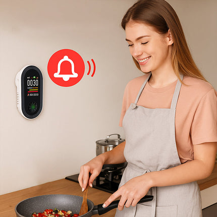 SafeAir™ 4-in-1 Koolmonoxidemelder | Bescherm je gezin tegen onzichtbare gevaren