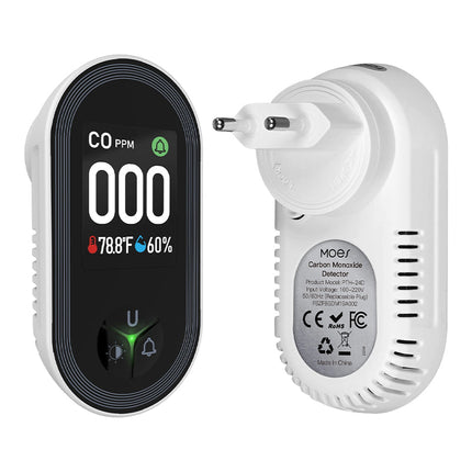 SafeAir™ 4-in-1 Koolmonoxidemelder | Bescherm je gezin tegen onzichtbare gevaren