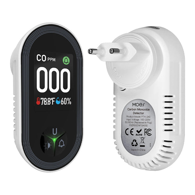 SafeAir™ 4-in-1 Koolmonoxidemelder | Bescherm je gezin tegen onzichtbare gevaren