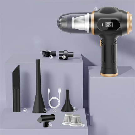 PowerClean™ 4-in-1 Autostofzuiger | Krachtige reiniging, altijd en overal