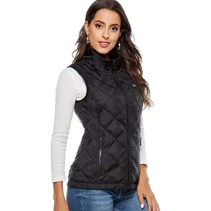 HeatComfort™ Verwarmingsvest Dames | 9 verwarmingszones voor ultieme warmte en controle