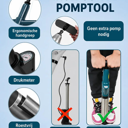 DrainPro™ Hogedruk ontstopper | Zelfstandig en eenvoudig vertoppingen oplossen, zonder dure hulp in te huren!