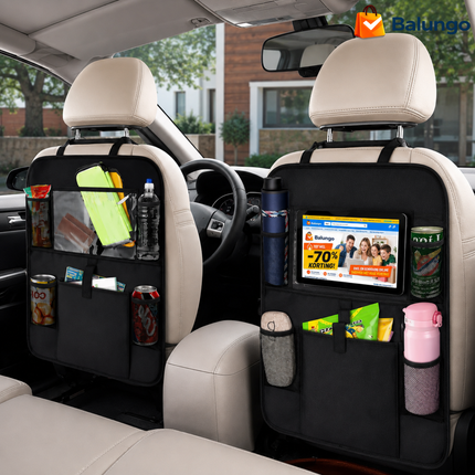 RoadPocket™ Auto achterbank organizer | Speelgoed en andere spullen netjes opgeruimd en binnen handbereik!