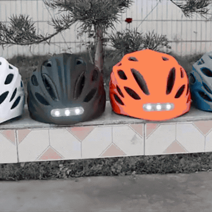 RideGlow™ LED Fietshelm met voor- en achterlicht | Voor jong en oud: veilig onderweg!