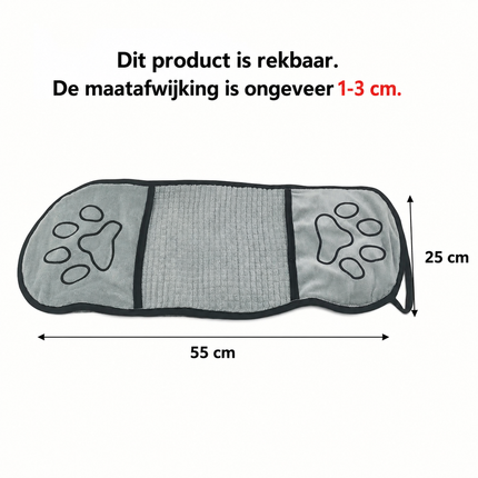 DryPaws™ Superabsorberende huisdieren handdoek | Snel afdrogen, superabsorberend en zacht voor je huisdier